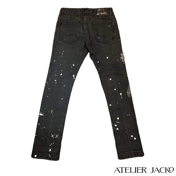 1 of 1 Custom Painted Jeans - Picture 2 of 2